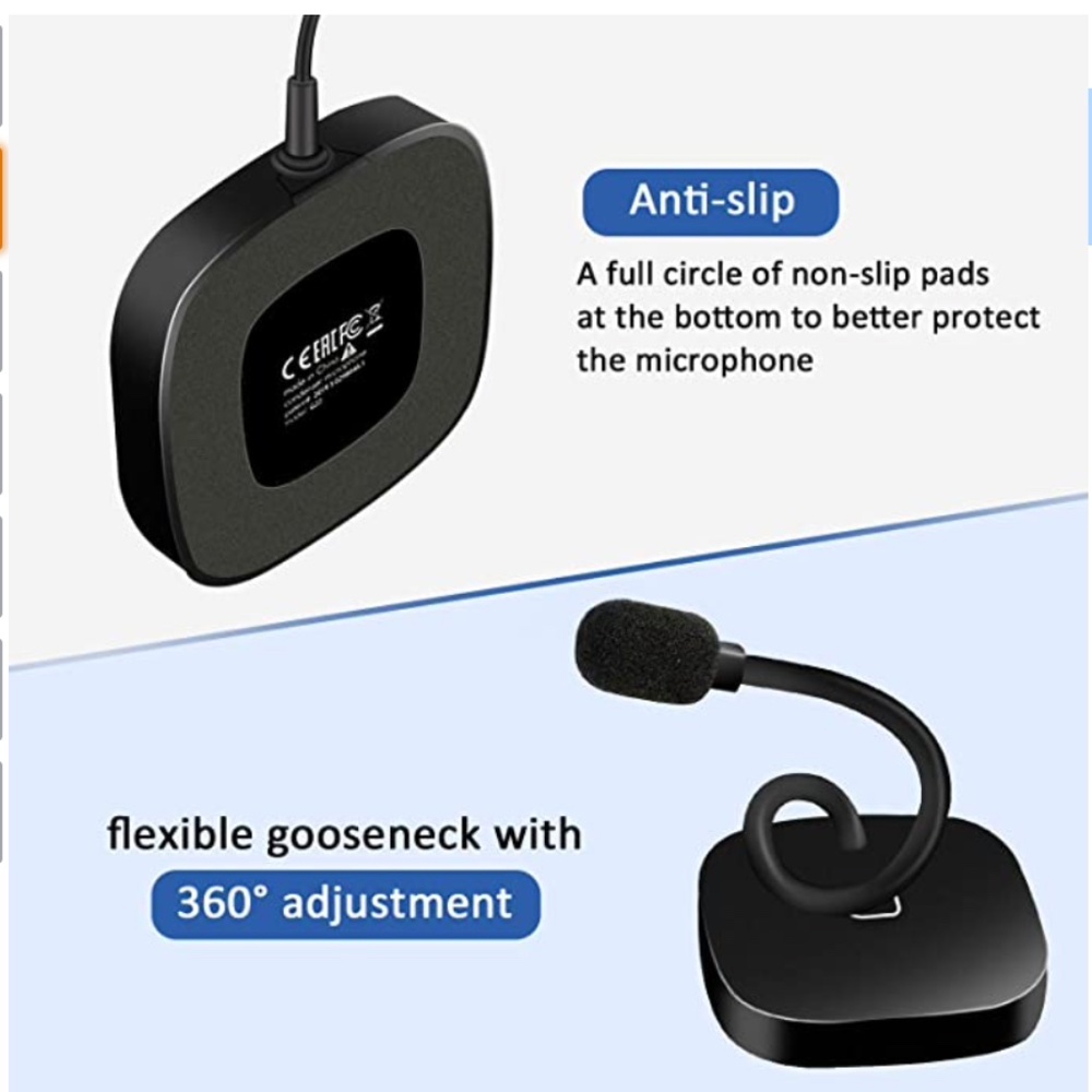 USB Computer Microphone with Mute - Picture 2 of 7